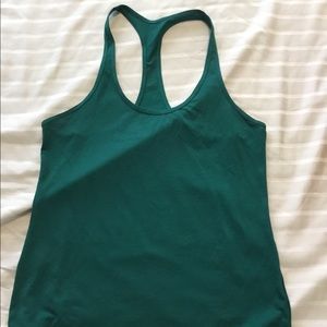 Lululemon racerback tank green